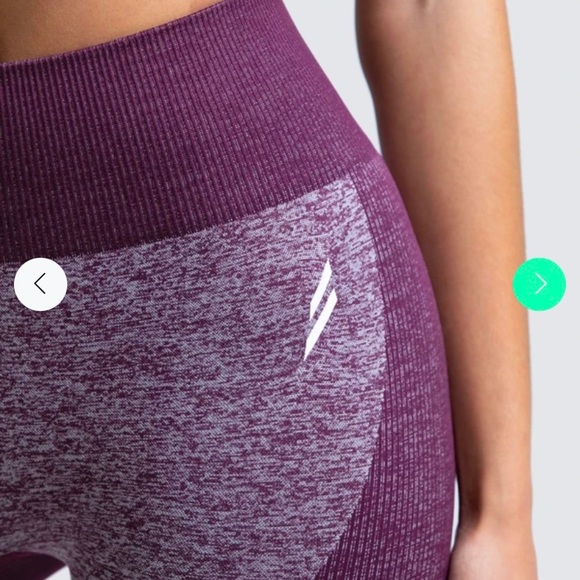 Impact Seamless Leggings - Plum Purple - Picture 2 of 5